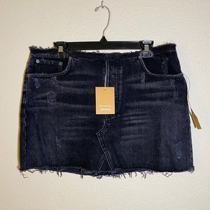 SOLD NWT Reformation Retooled Denim Skirt Plus Size 32